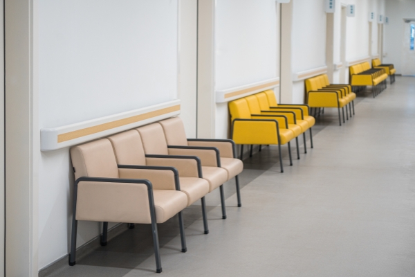 Hospital waiting chairs