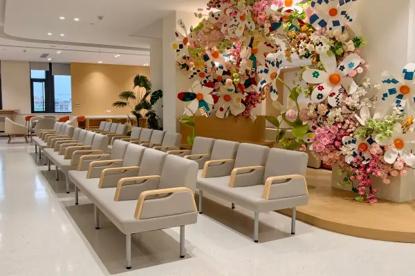 Will folding chairs in hospitals affect the overall image of a hospital?