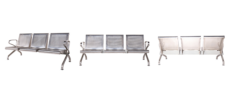 Stainless Steel Hospital Waiting Chair