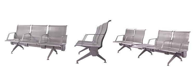 Aluminum Alloy Hospital Waiting Chair
