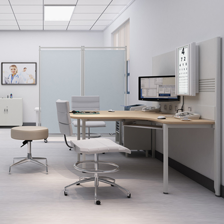  Hospital out-patient clinic diagnosis desk/office desk 