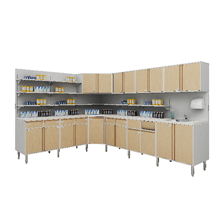  The storage cabinet in the nursing area