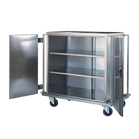  The hospital sterilizes supplies the instrument storage cabinet