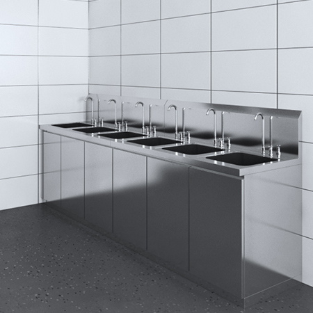 Hospital Treatment Room/Hospital Disposal Room/dispensing Room dirty washroom 